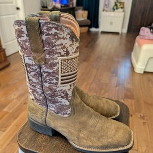 Ariat Men's Camo Patriot Western Boots